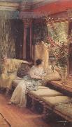 Alma-Tadema, Sir Lawrence Vain Courtship (mk24) oil painting on canvas